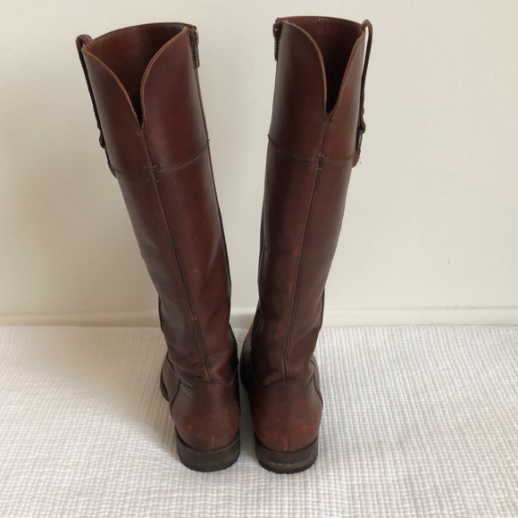 Chestnut Frye Riding Boots - Picture 2 of 8